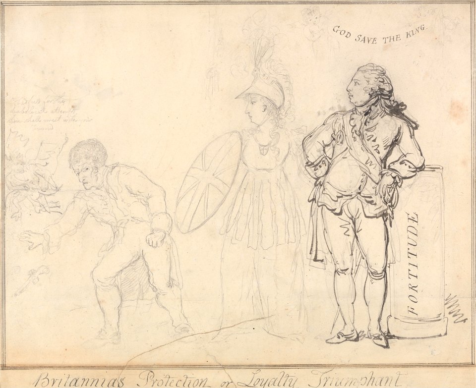 Thomas Rowlandson - Britannia's Protection, or Loyalty Triumphant - Google Art Project
