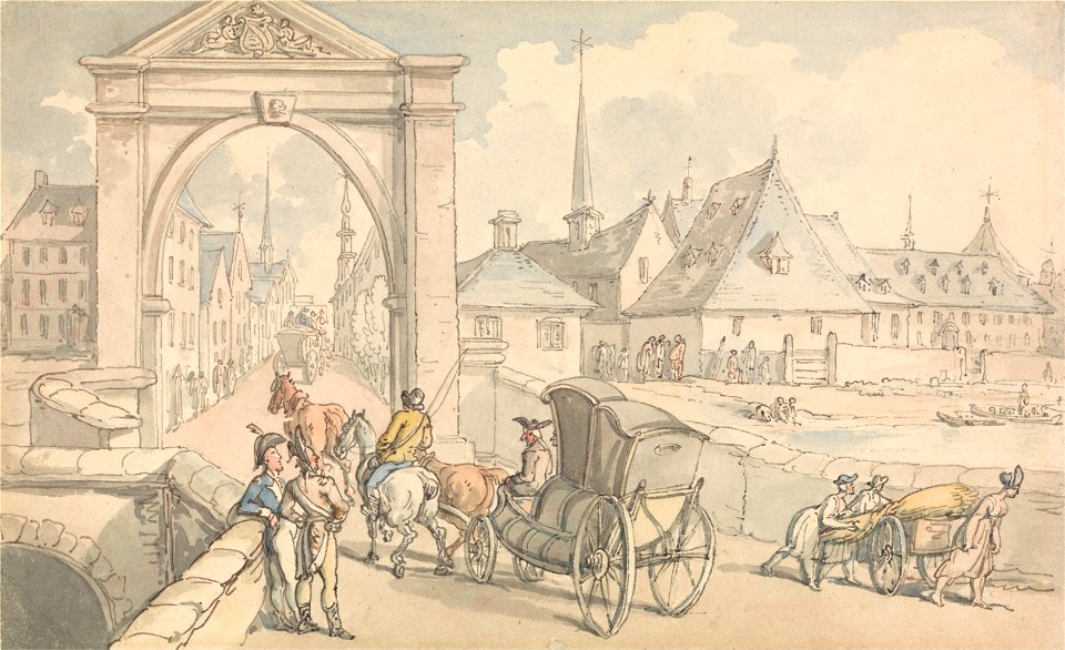 Thomas Rowlandson - Limbourg, Belgium - Google Art Project