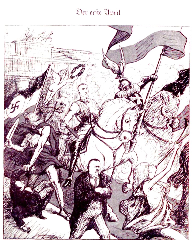Thomas Theodor Heine Hitlers Einzug in Berlin 1924