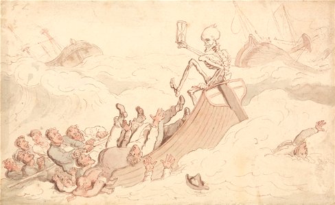 Thomas Rowlandson - Death Turned Pilot - Google Art Project