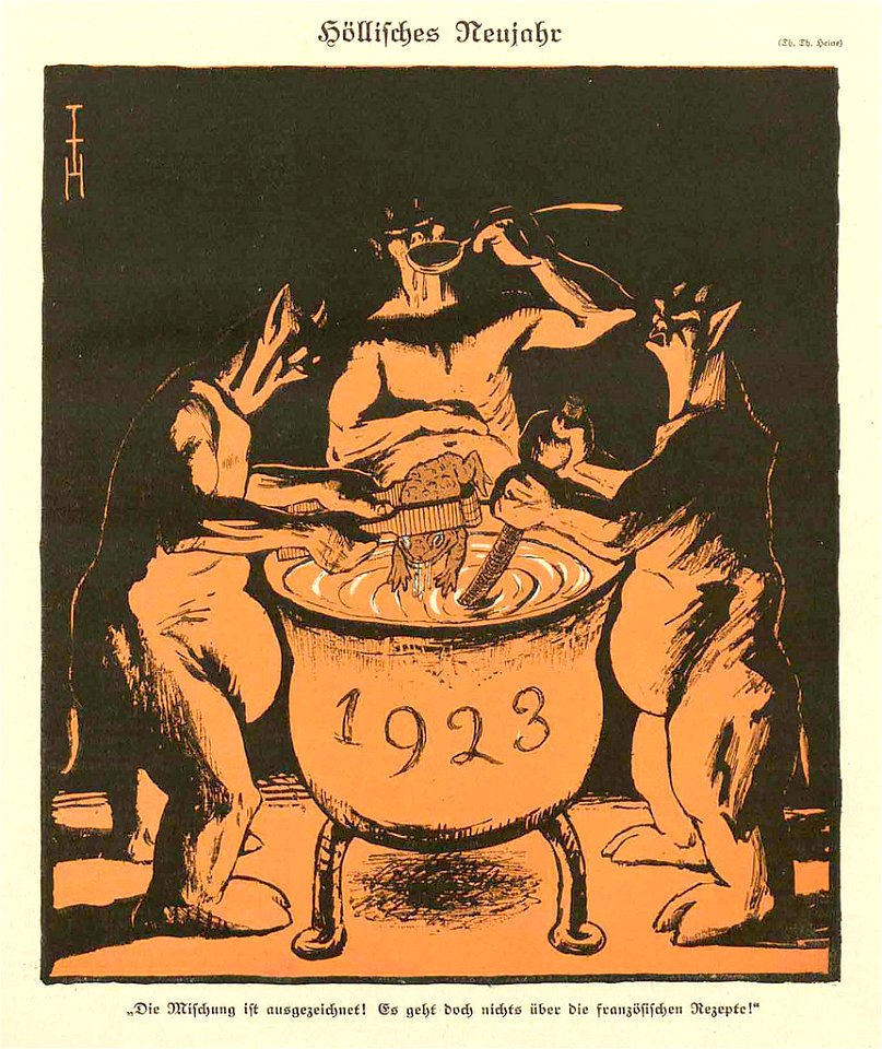 Thomas Theodor Heine - Hellish new year