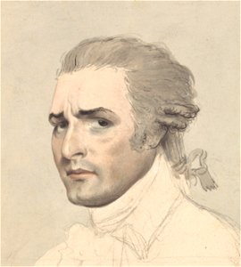 Thomas Rowlandson - Portrait Study of John Philip Kemble - Google Art Project