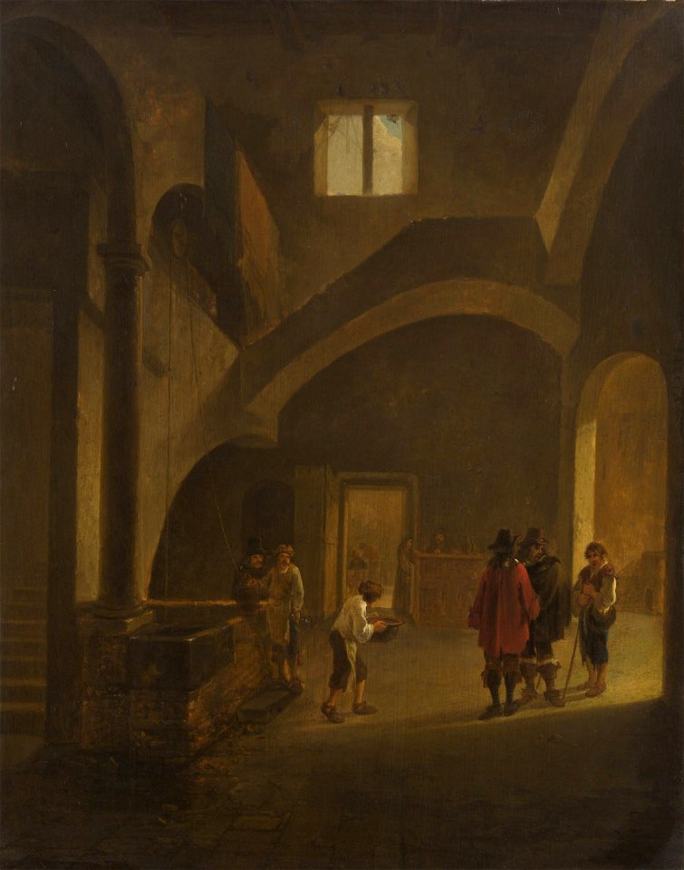 Thomas Wijck - Altes Gebäude - GG 612 - Kunsthistorisches Museum