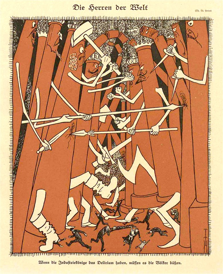 Thomas Theodor Heine - The masters of the world