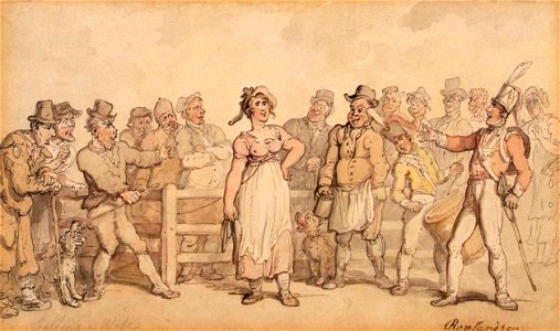 Thomas Rowlandson - Selling a Wife - WGA20172
