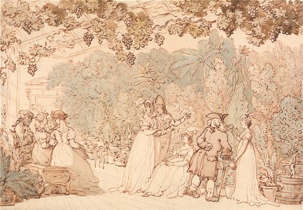 Thomas Rowlandson - The Vinery - Google Art Project