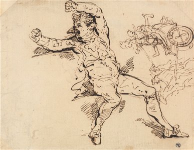 Thomas Rowlandson - Study of a Shouting Man - Google Art Project. Free illustration for personal and commercial use.