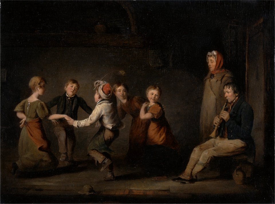 Thomas Webster - Ring O' Roses - Google Art Project