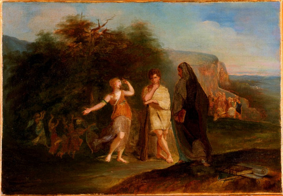 Thomas Sully - Choice of Hercules - PP304 - Princeton University Art Museum