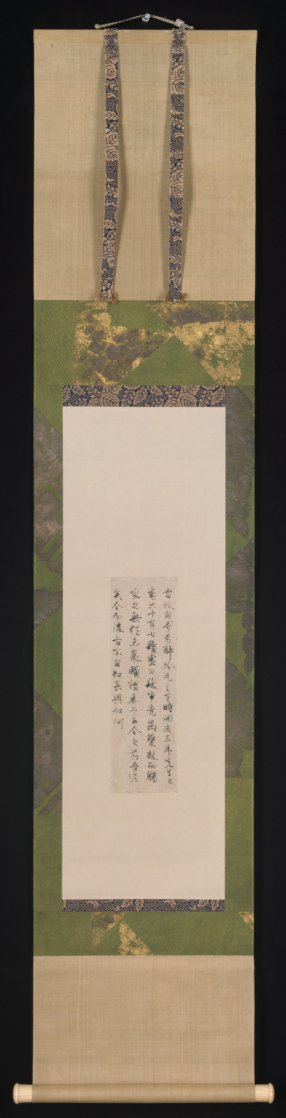 白居易作「醉吟先生傳」断簡-Excerpts from Bai Juyi's Biography of a Master of Drunken Poetry (Suigin sensei den) MET DP298309