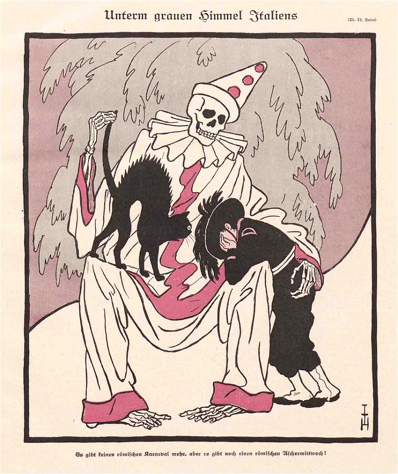 Thomas Theodor Heine - Under gray skies of Italy