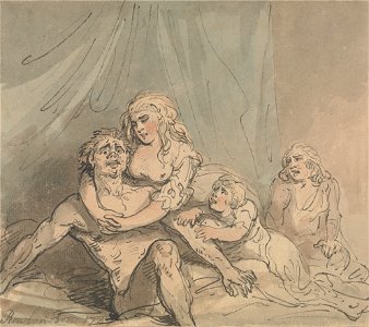 Thomas Rowlandson - The Maniac - Google Art Project