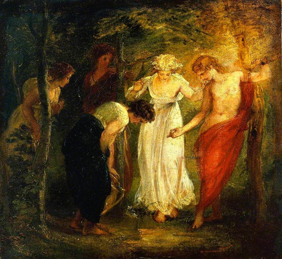Thomas Stothard (1755-1834) - Nymphs Discover the Narcissus - N01069 - National Gallery
