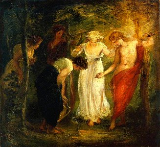 Thomas Stothard (1755-1834) - Nymphs Discover the Narcissus - N01069 - National Gallery