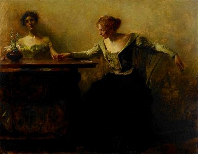 Thomas Wilmer Dewing - The Fortune Teller - 2008.9 - Crystal Bridges Museum of American Art