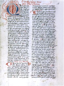 Thomas von Aquin Summa Ms (Isny)