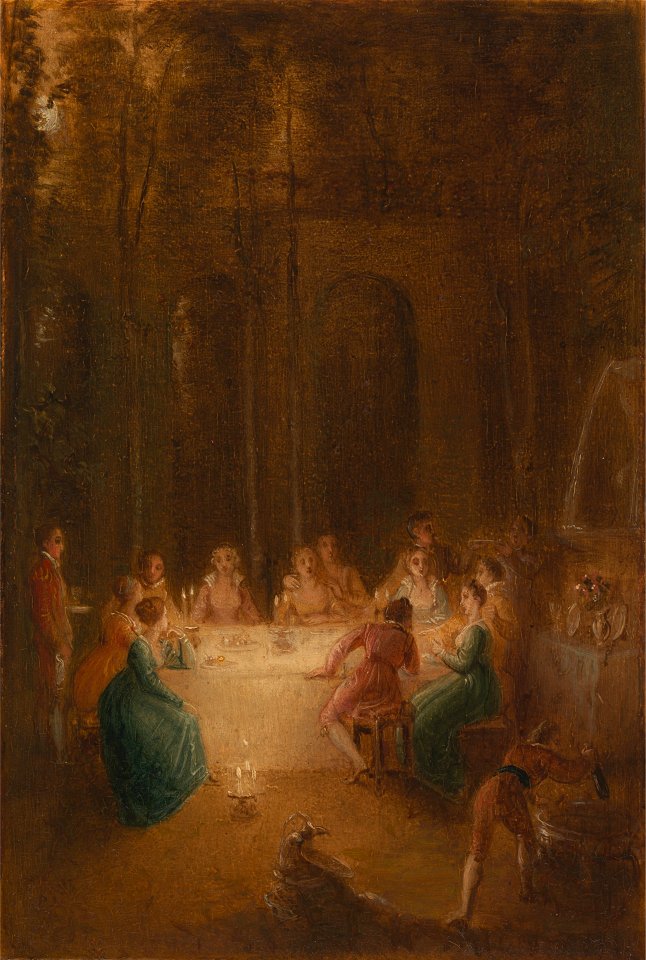 Thomas Stothard - The Supper by the Fountain - Google Art Project