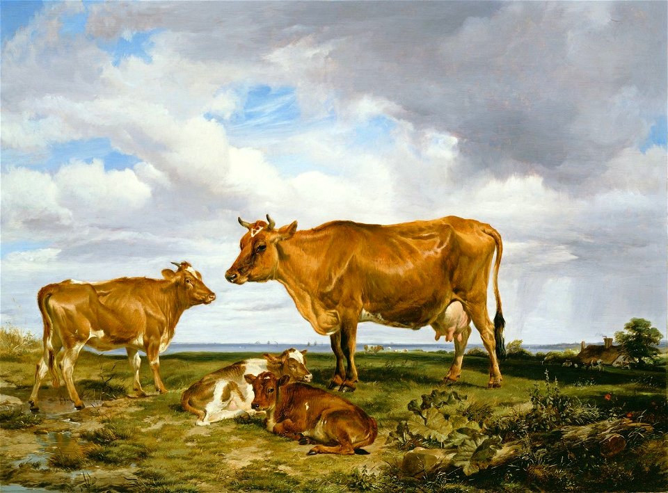 Thomas Sidney Cooper (1803-1902) - The Victoria Cow - RCIN 405575 - Royal Collection
