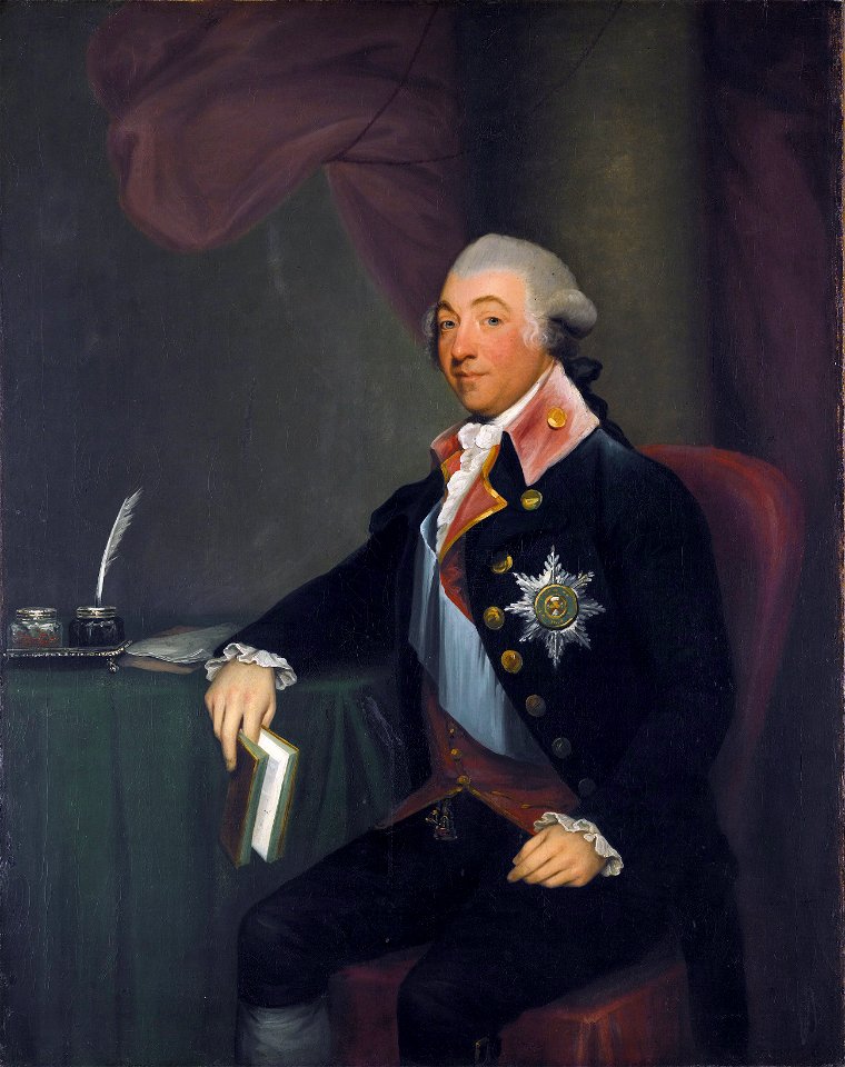 Thomas Taylour, 1st earl of Bective, by Gilbert Stuart and studio