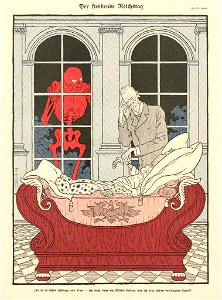 Thomas Theodor Heine - The dying parliament