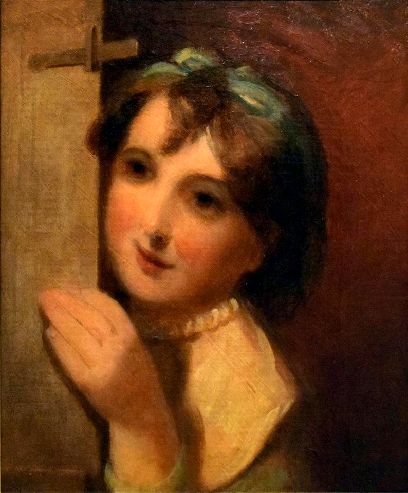 Thomas Sully - Mischief (Girl's Head) - 1934.155.1 - Reading Public Museum