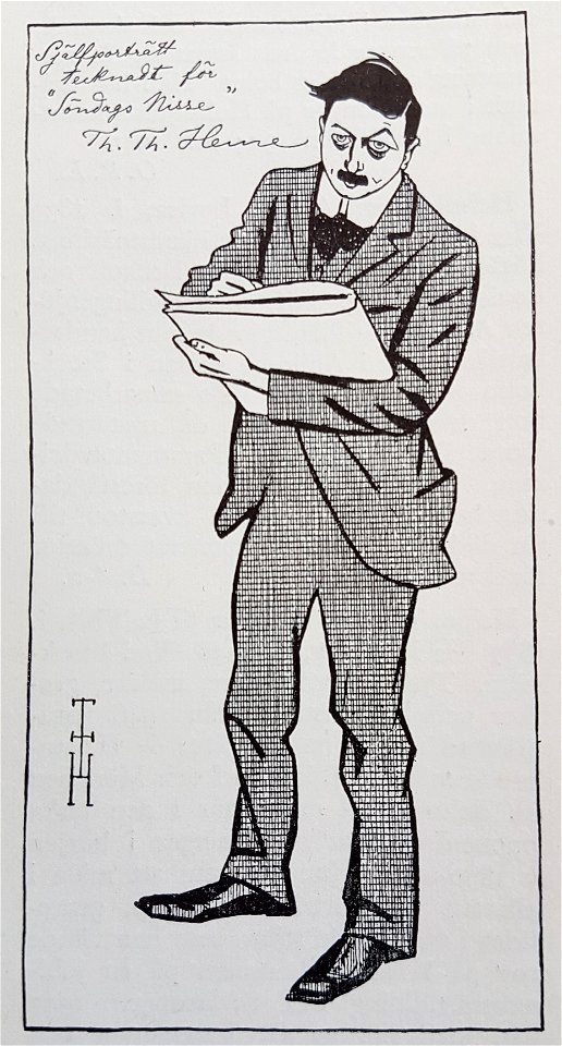 Thomas Theodor Heine självporträtt