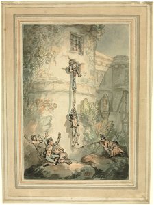 Thomas Rowlandson (British, 1756-1827) - Escape of French Prisoners - 1958.6 - Cleveland Museum of Art