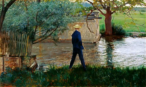 Thomas Theodor Heine - Der Angler - G 1935 - Lenbachhaus