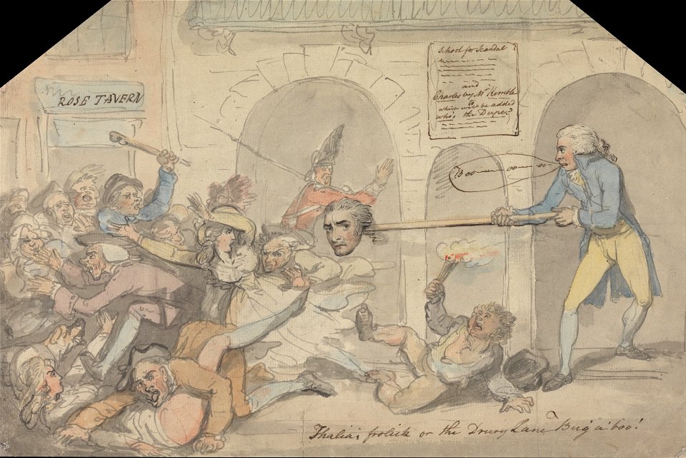 Thomas Rowlandson - Drury Lane. The School for Scandal - Google Art Project