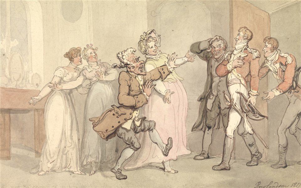 Thomas Rowlandson - Jealousy, Rage, Disappointment... - Google Art Project