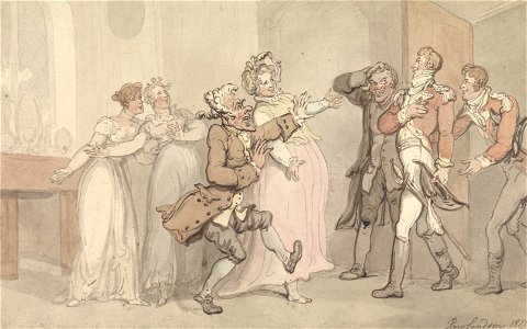 Thomas Rowlandson - Jealousy, Rage, Disappointment... - Google Art Project