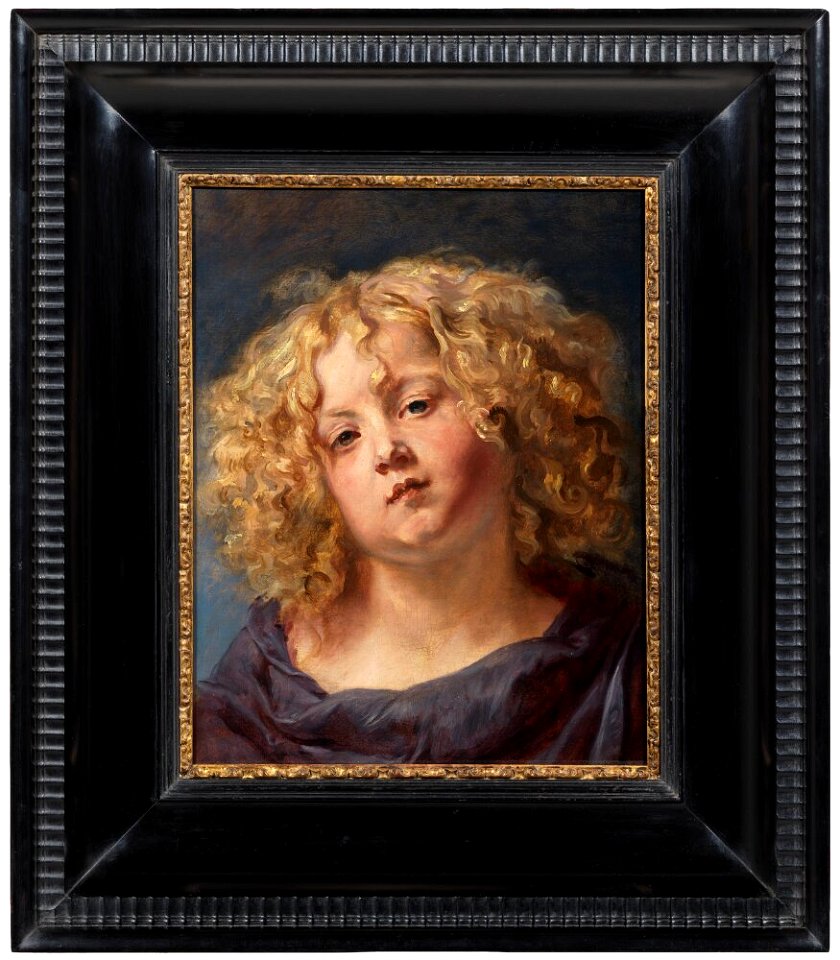 Thomas Willeboirts Bosschaert - Study of a Boy's Head - NM 7295 - Nationalmuseum