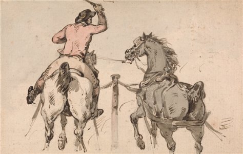 Thomas Rowlandson - An English Postilion - Google Art Project