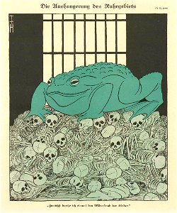 Thomas Theodor Heine - The starvation of the Ruhr