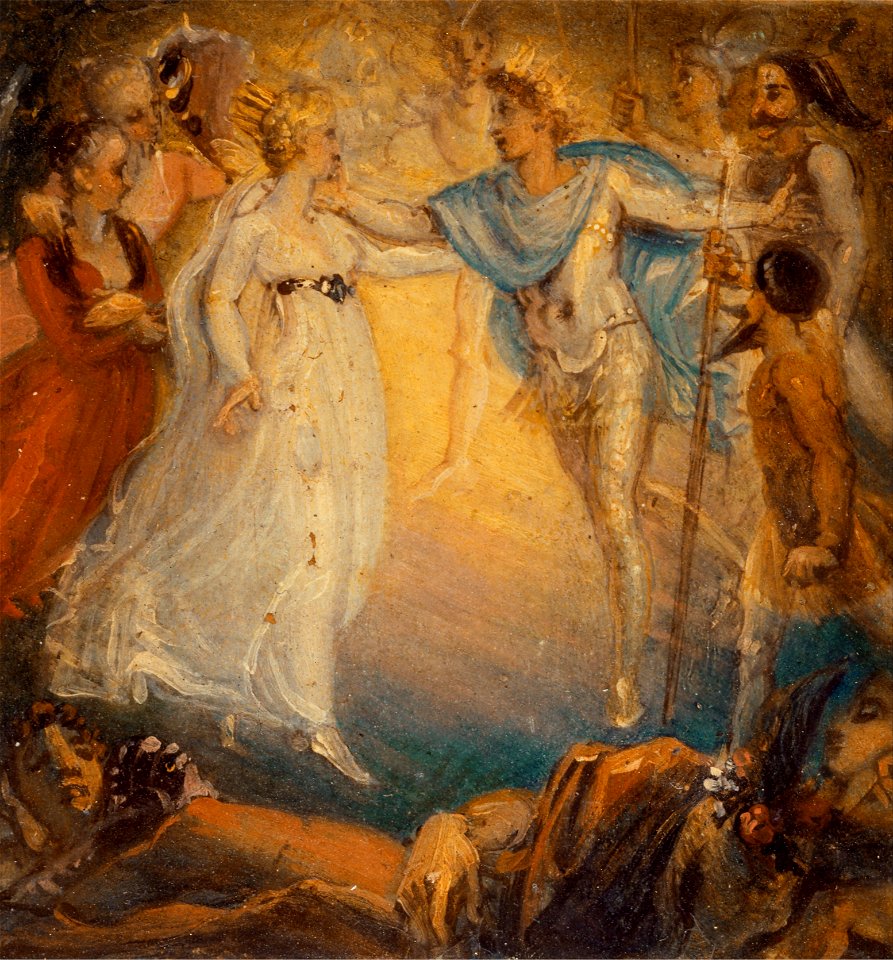 Thomas Stothard - Oberon and Titania from A Midsummer Night's Dream, Act IV, Scene i - Google Art Project