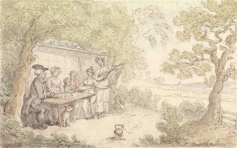 Thomas Rowlandson - The Vicar of Wakefield- The Fair Penitent - Google Art Project