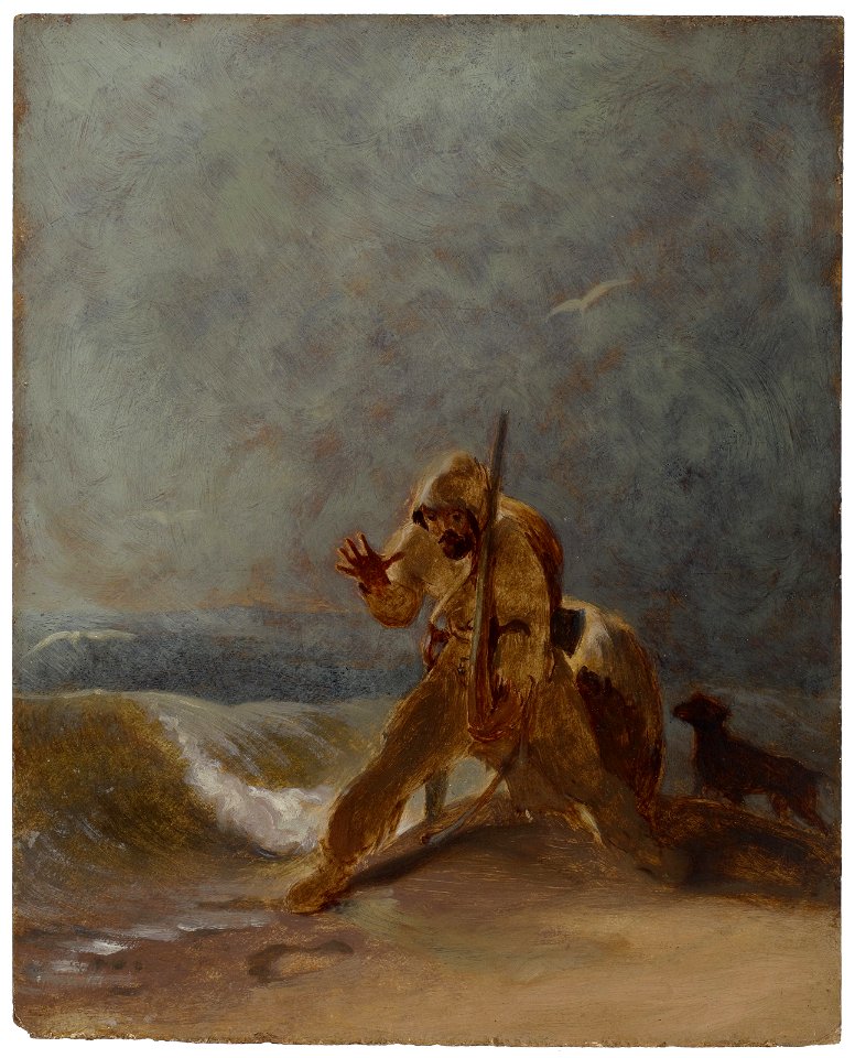 Thomas Sully - Foot Impression in the Sand - 28.9 - Museum of Fine Arts
