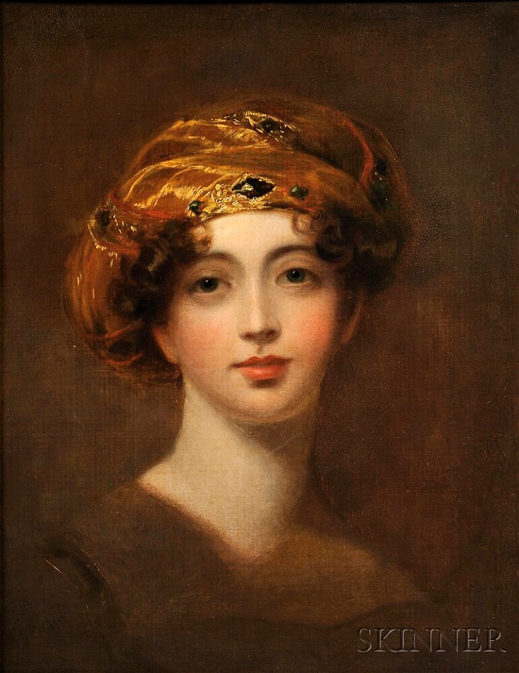 Thomas Sully (1783-1872) Portrait of Mary Bermingham, Countess Lietrim