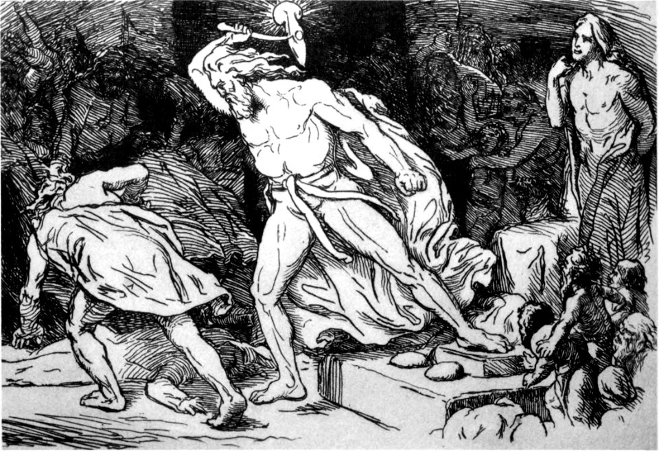 Thor Destroys the Giant Thrym