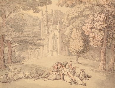 Thomas Rowlandson - A Summer Idyll - Google Art Project