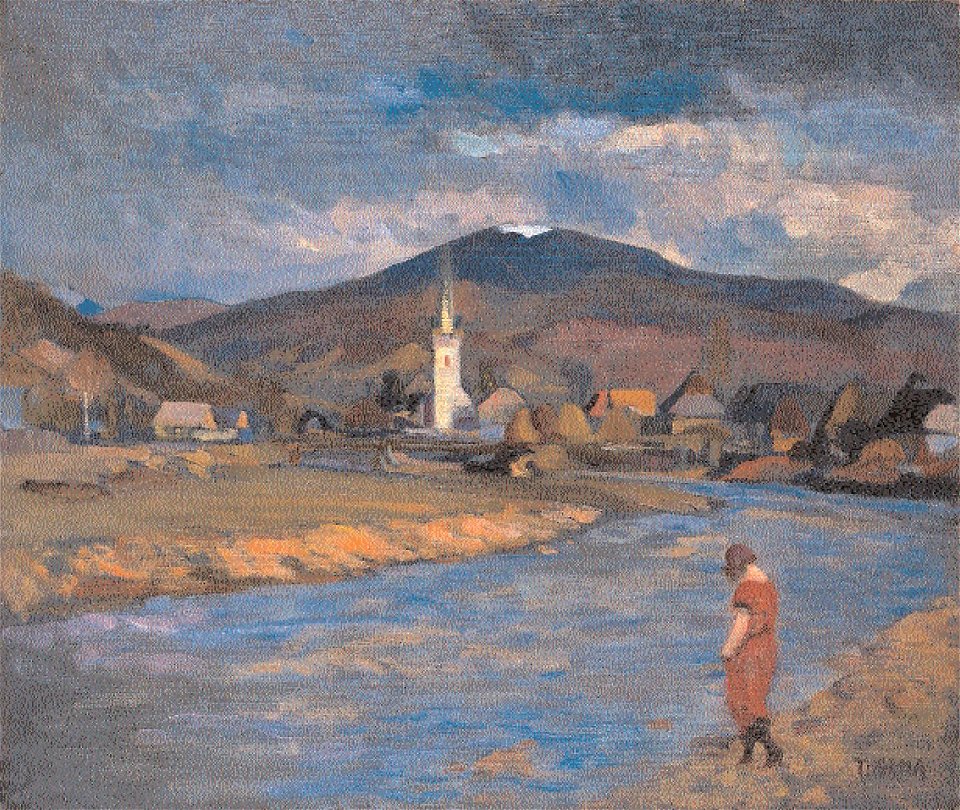 Thorma Landscape at the River Zazar with Figure