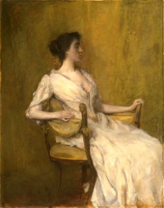 Thomas Wilmer Dewing - Lady in White - 102-1988 - Saint Louis Art Museum