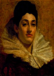 Thomas Wilmer Dewing - Portrait of Frances C. Houston - 1880-89