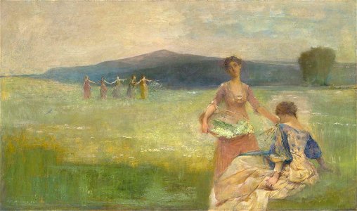 Thomas Wilmer Dewing - Spring - 1890