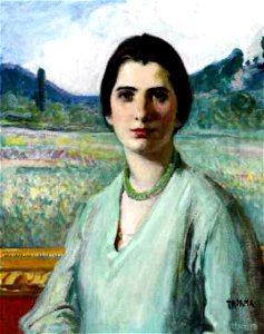 Thorma Portrait of Mrs. Rudolf Bedő 1929