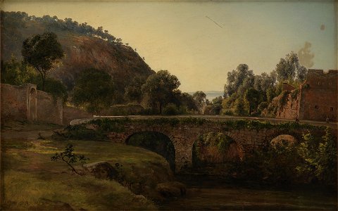 Thorald Brendstrup - A Bridge near Sorrento - KMS3682 - Statens Museum for Kunst