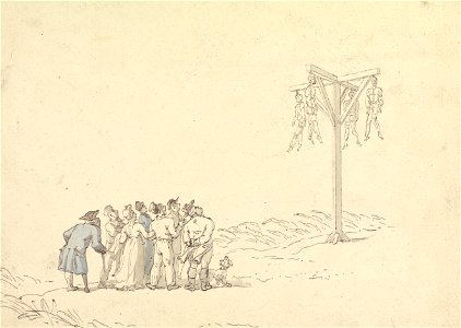 Thomas Rowlandson - Crowd by a Gibbet - Google Art Project