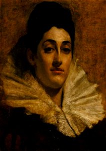 Thomas Wilmer Dewing - Portrait of Frances C. Houston - 1929.6.33 - Smithsonian American Art Museum