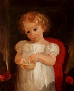 Thomas Woodward (1801-1852) - Frances Barbara Whitmore-Jones (b.1828), Later Mrs Charles Dickins, as a Little Girl - 1430456 - National Trust