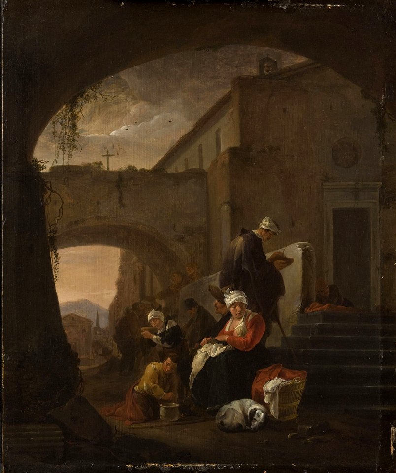 Thomas Wyck - Almsgiving Cat611